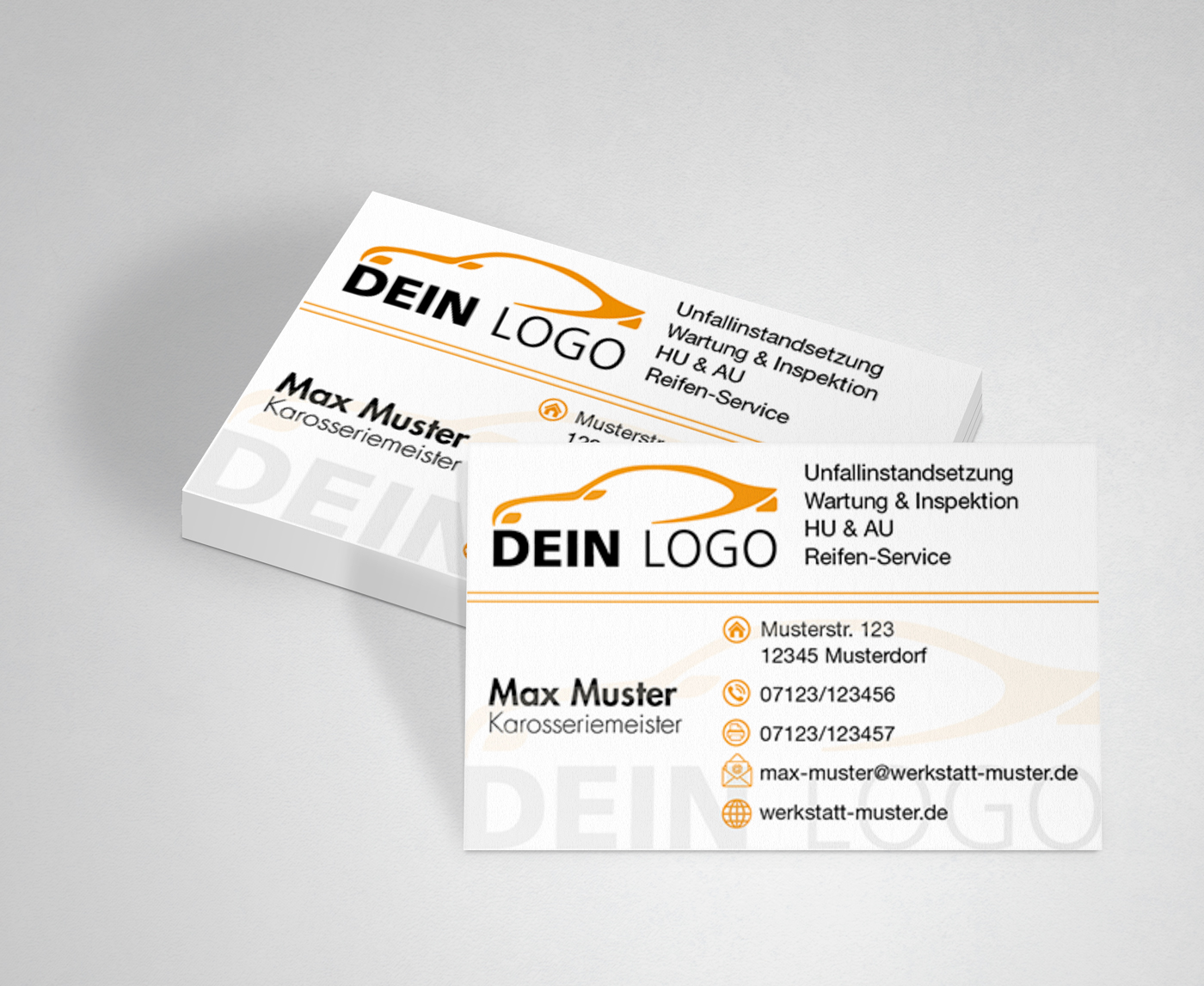Visitenkarten KFZ Werkstatt Autohaus