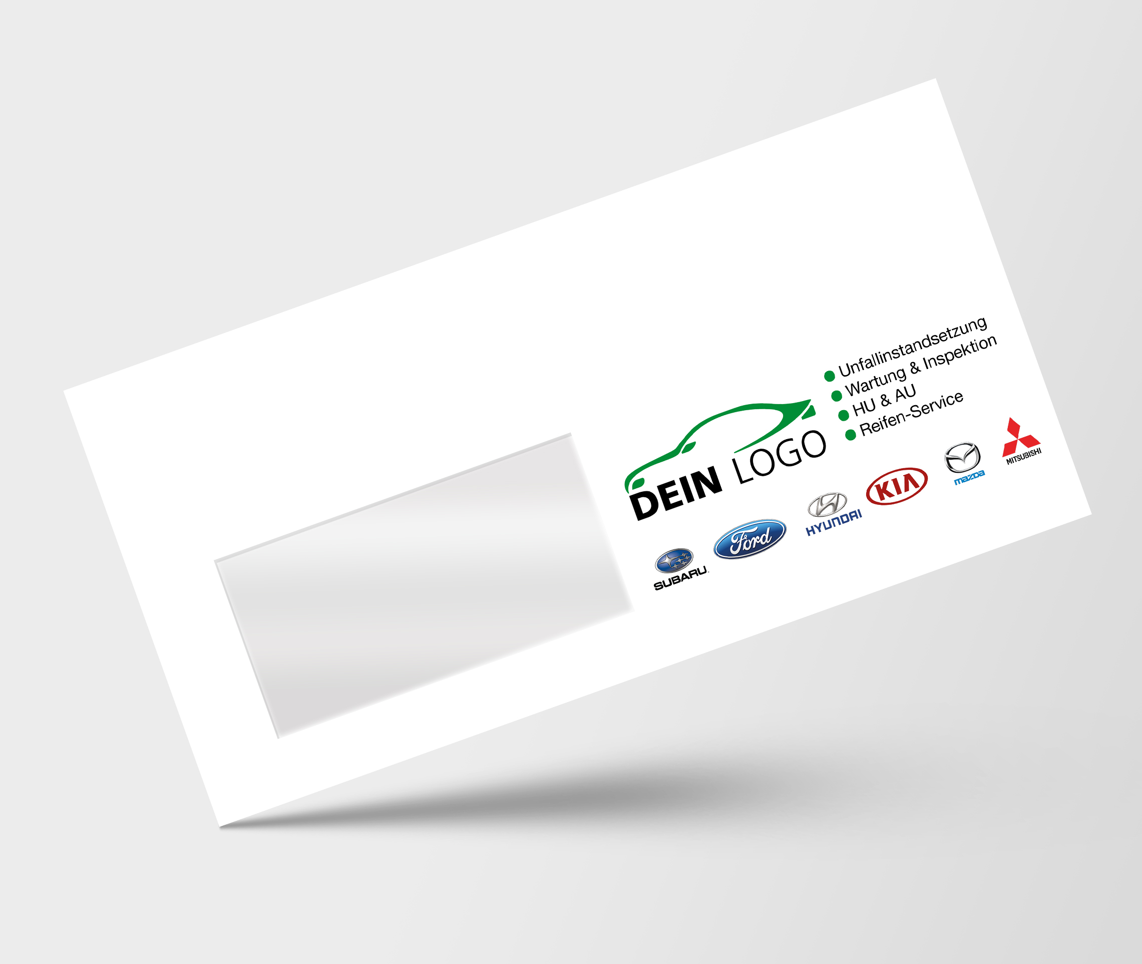 Briefhüllen - Briefumschläge KFZ Werkstatt Autohaus