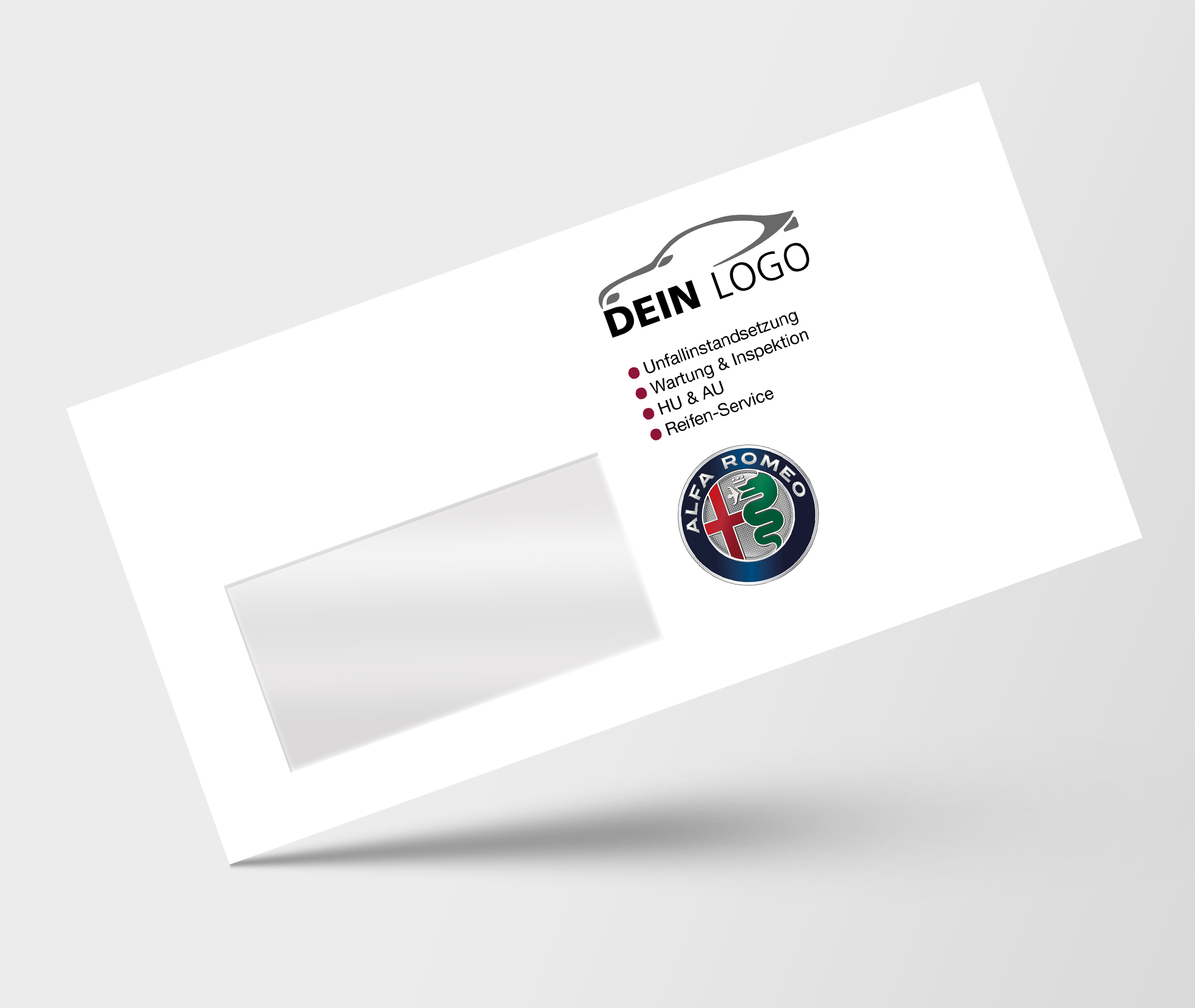 Briefhüllen - Briefumschläge KFZ Werkstatt Autohaus