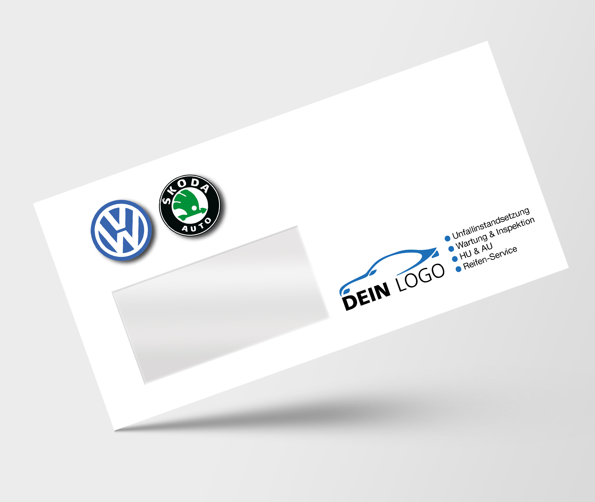 Briefhüllen - Briefumschläge KFZ Werkstatt Autohaus